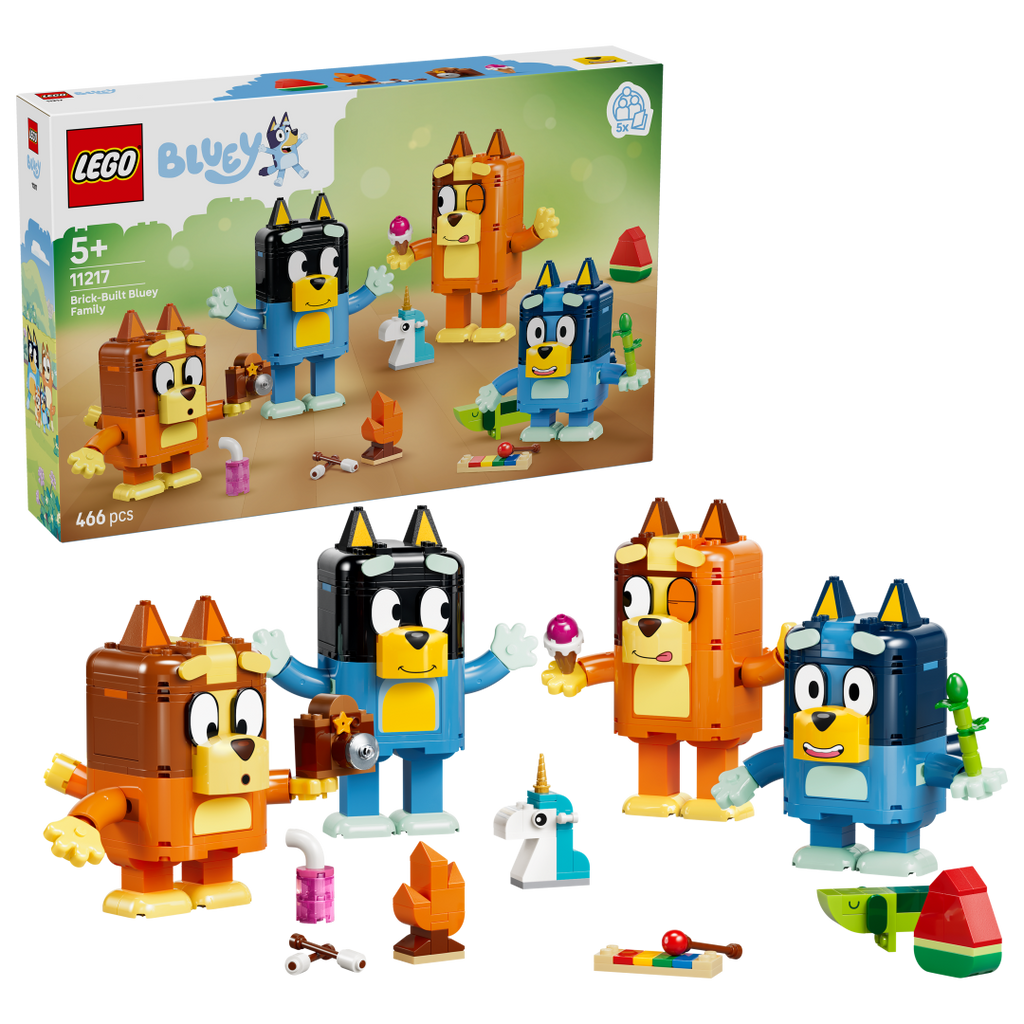 LEGO Bluey Brick-Built Bluey Family | 11217
