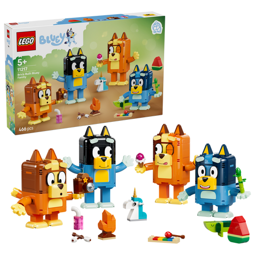 LEGO Bluey Brick-Built Bluey Family | 11217