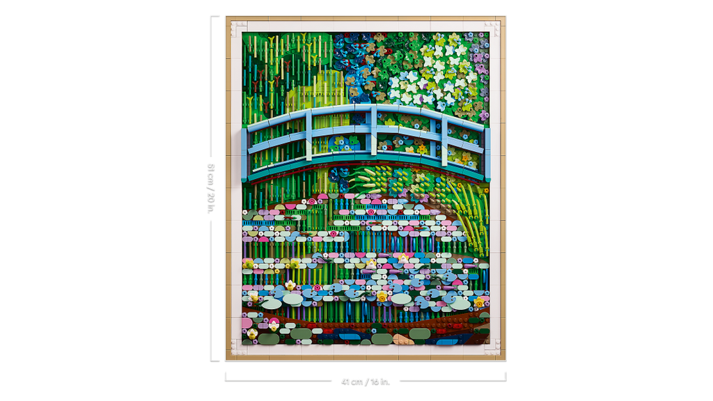 LEGO Art Claude Monet – Bridge over a Pond of Water Lilies | 31220