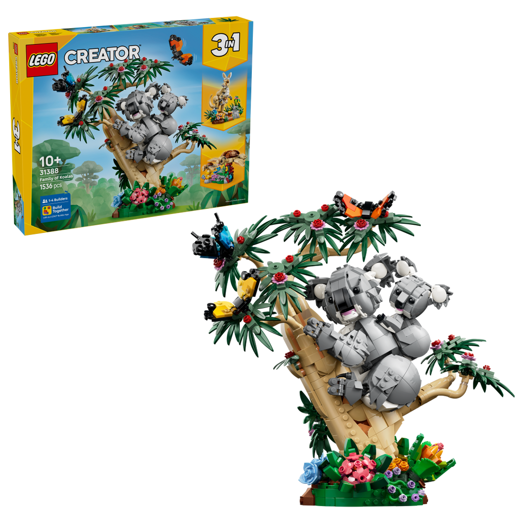 LEGO Creator 3-in-1 Wild Animals: Family of Koalas | 31388