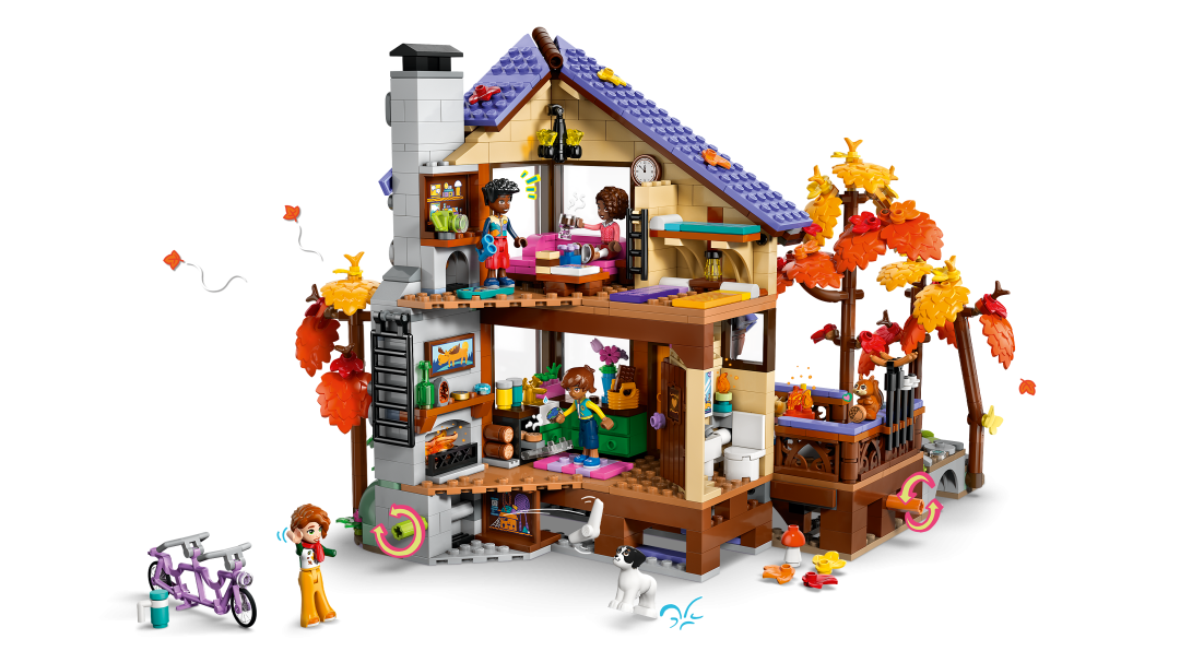 LEGO Friends Cozy Fall Forest Cabin | 42705