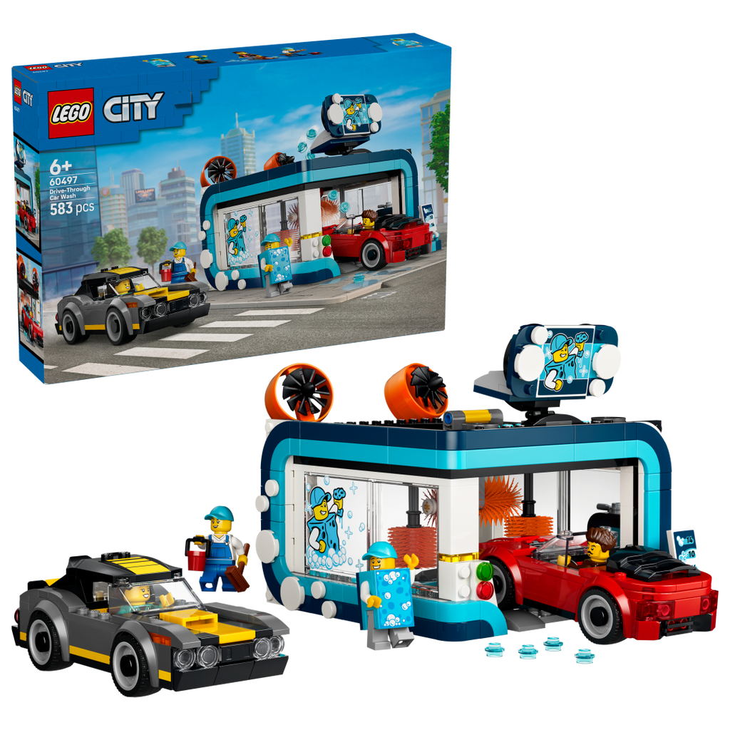 LEGO City Drive-Through Car Wash | 60497