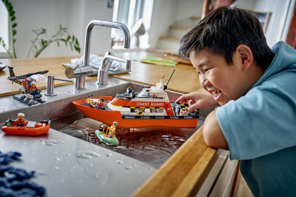 LEGO City Coast Guard Rescue Boat & Helicopter | 60504