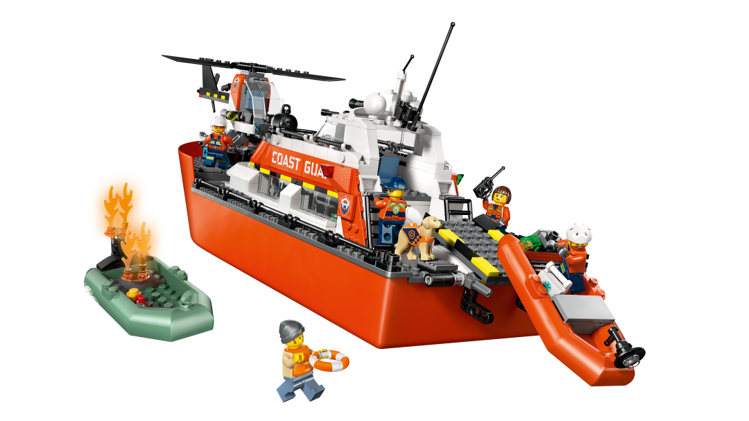 LEGO City Coast Guard Rescue Boat & Helicopter | 60504