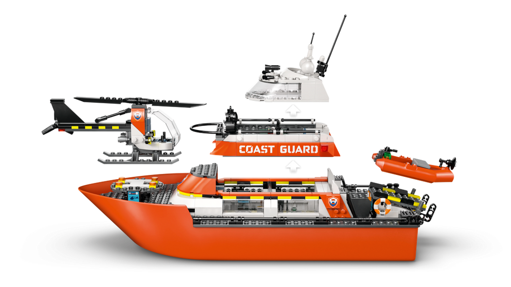 LEGO City Coast Guard Rescue Boat & Helicopter | 60504