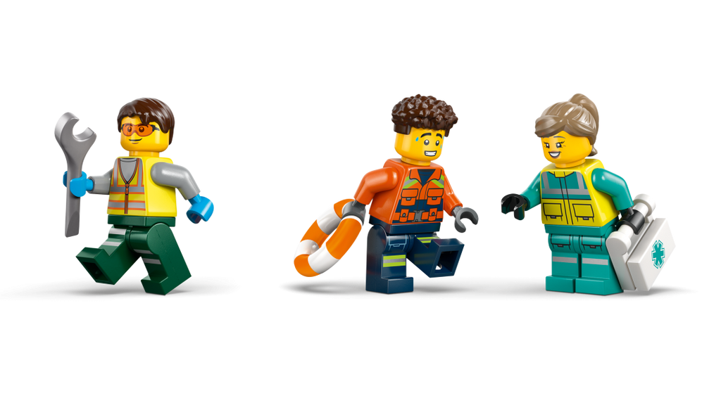LEGO City Airplane, Service Truck & Hovercraft Remix | 60505