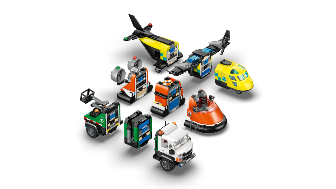 LEGO City Airplane, Service Truck & Hovercraft Remix | 60505