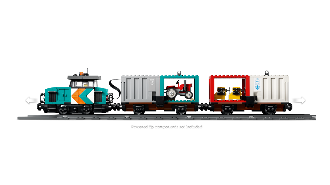 LEGO City Harbor Freight Train with Crane & Truck | 60509
