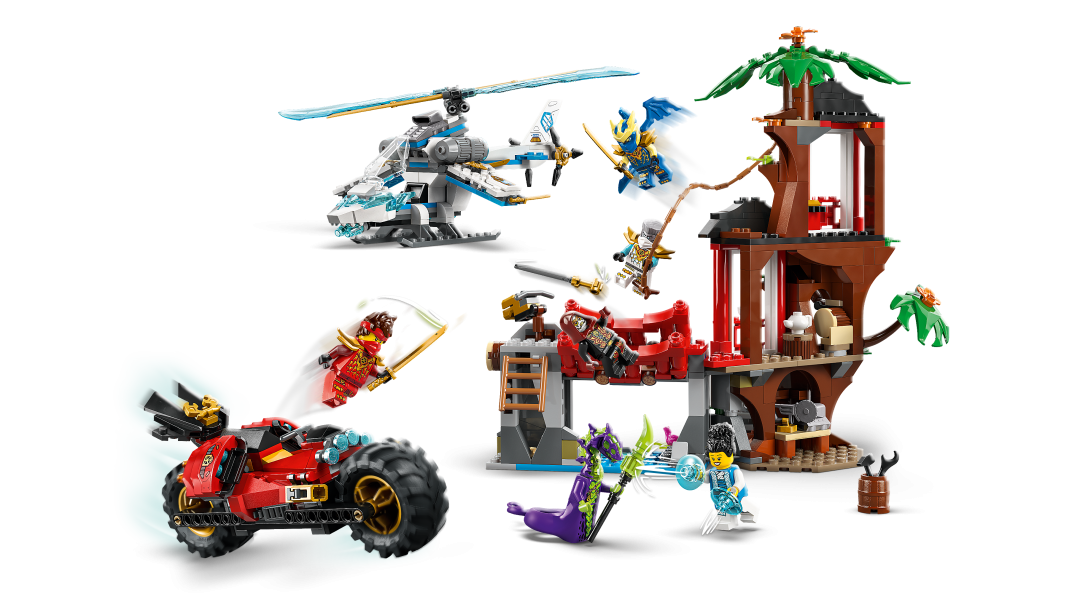 LEGO NINJAGO Ninja Vehicle Tree House Battle | 71857