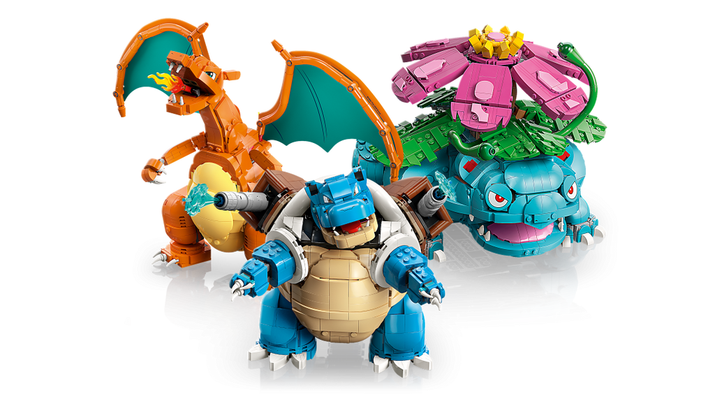 LEGO Pokémon Venusaur, Charizard and Blastoise | 72153