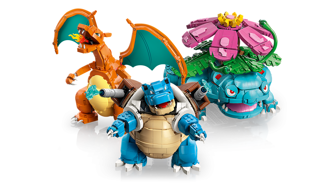 LEGO Pokémon Venusaur, Charizard and Blastoise | 72153
