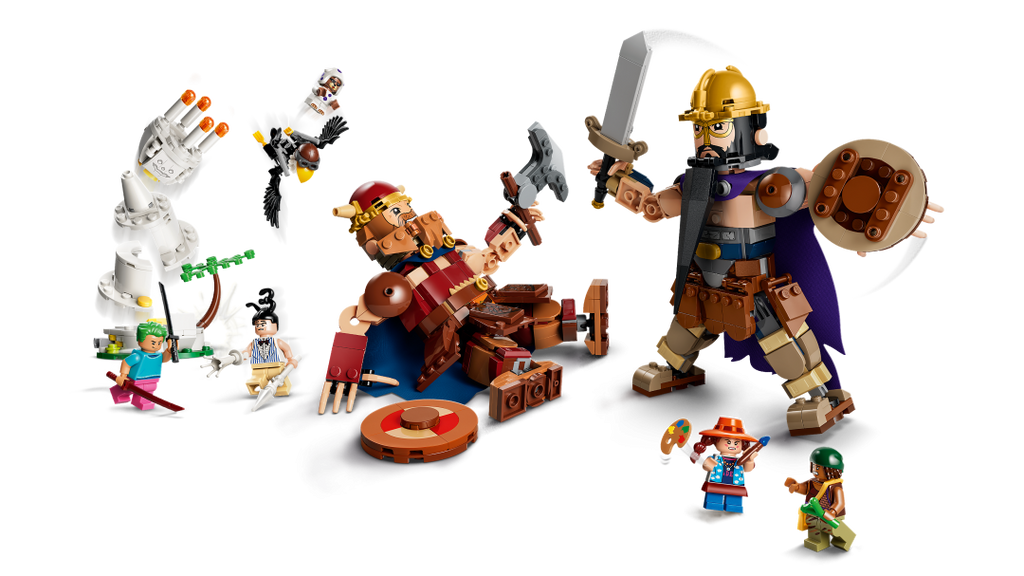 LEGO One Piece Dorry vs. Brogy – Giants of Little Garden | 75644