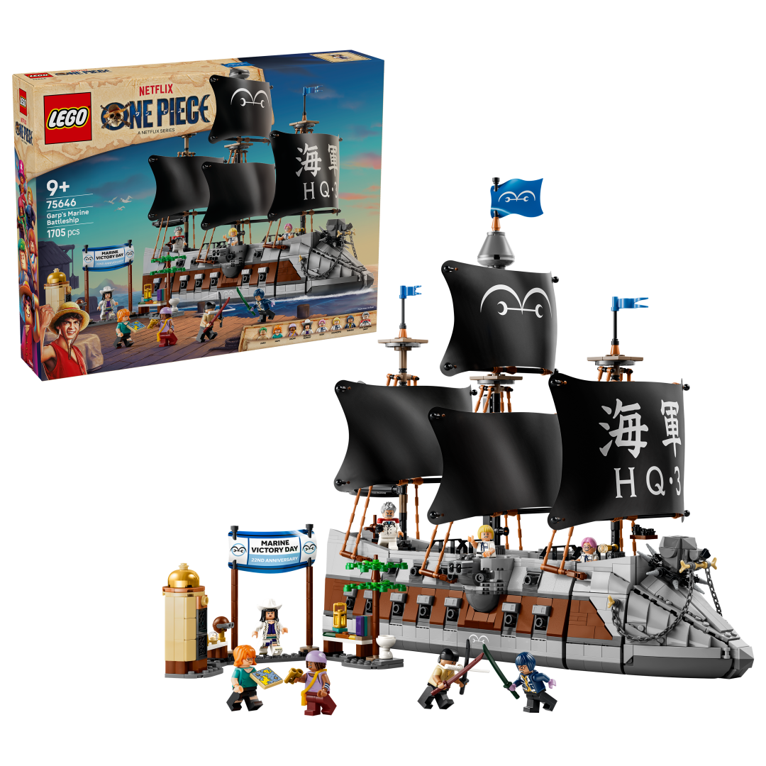 LEGO One Piece Garp's Marine Battleship | 75646