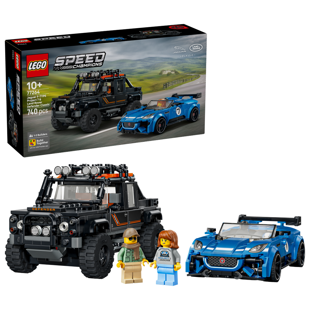 LEGO Speed Champions Jaguar Project 7 & Land Rover Defender | 77264