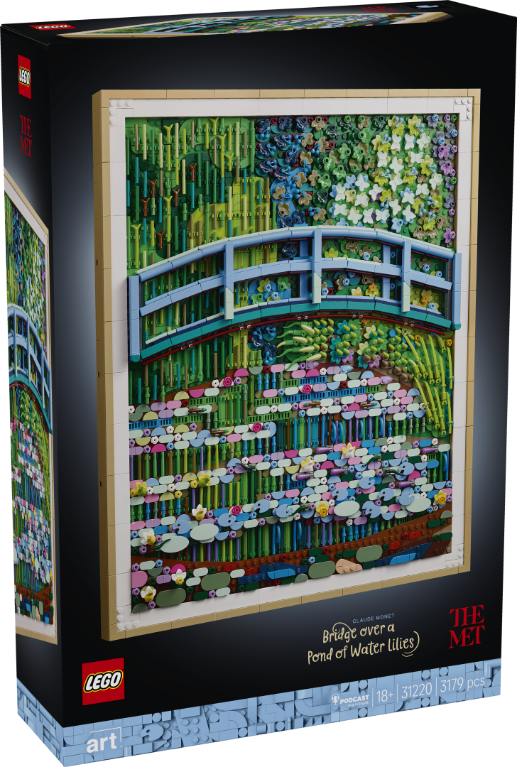 LEGO Art Claude Monet – Bridge over a Pond of Water Lilies | 31220