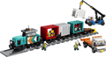 LEGO City Harbor Freight Train with Crane & Truck | 60509