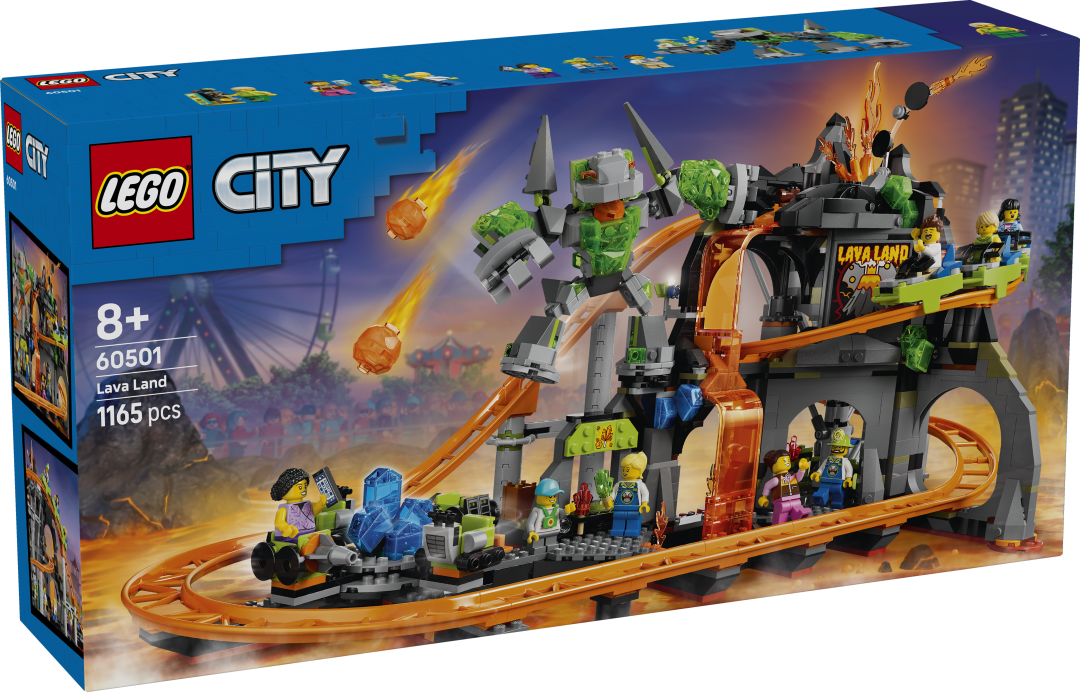 LEGO City Lava Land Roller Coaster Park | 60501