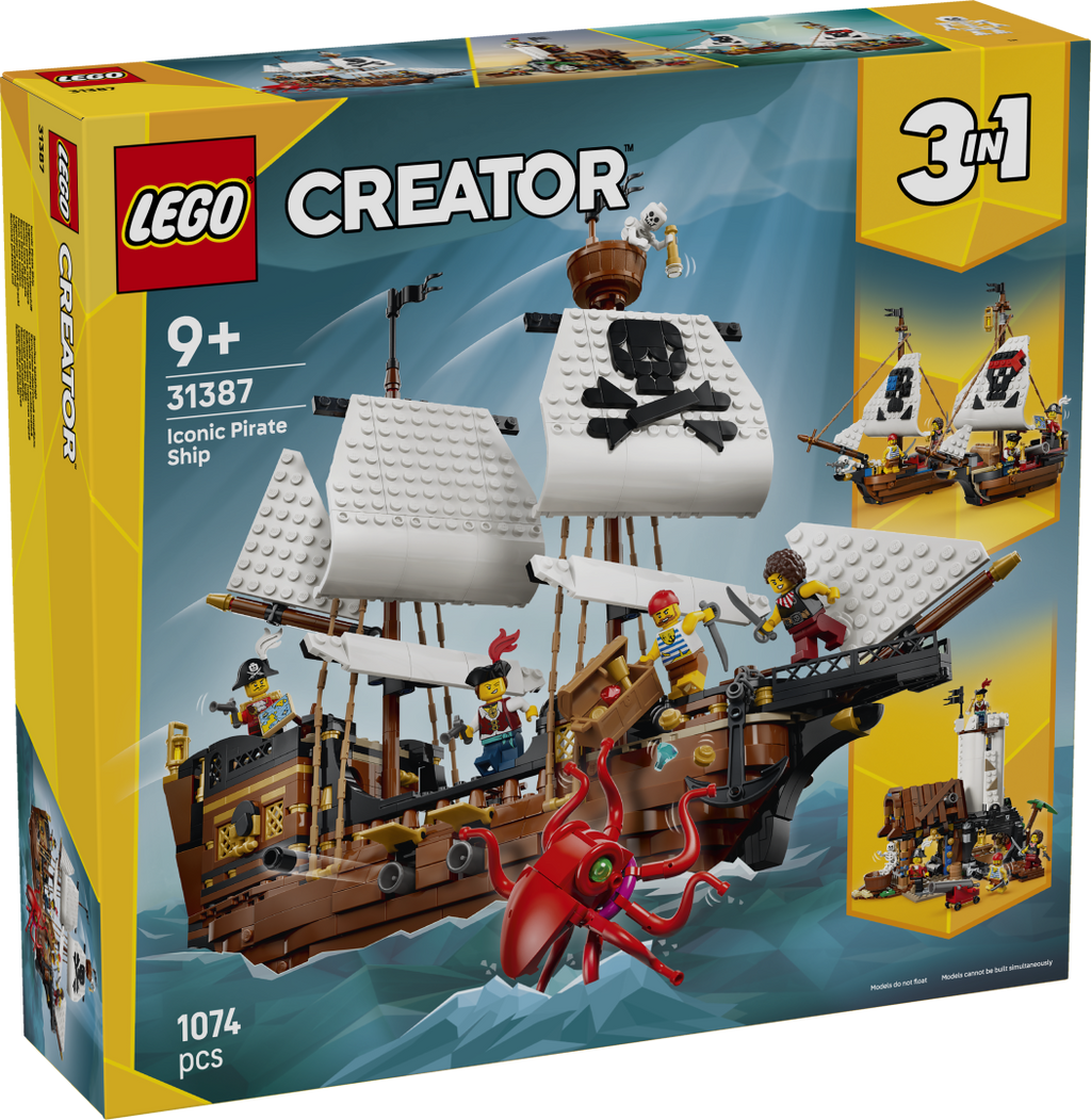 LEGO Creator 3-in-1 Iconic Pirate Ship | 31387