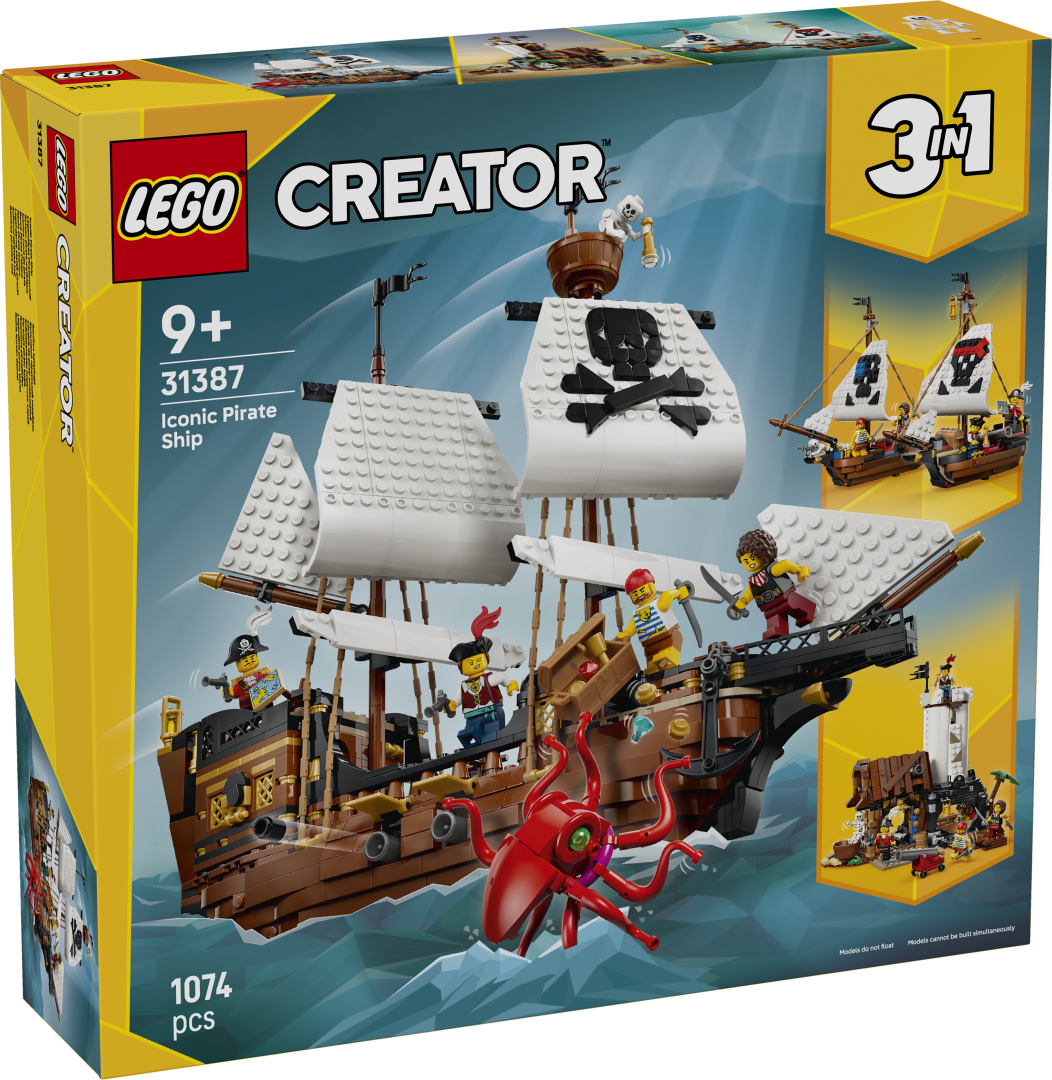 LEGO Creator 3-in-1 Iconic Pirate Ship | 31387