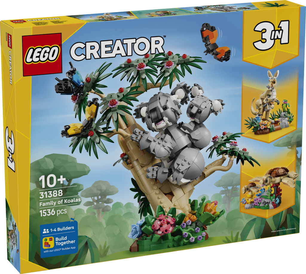 LEGO Creator 3-in-1 Wild Animals: Family of Koalas | 31388