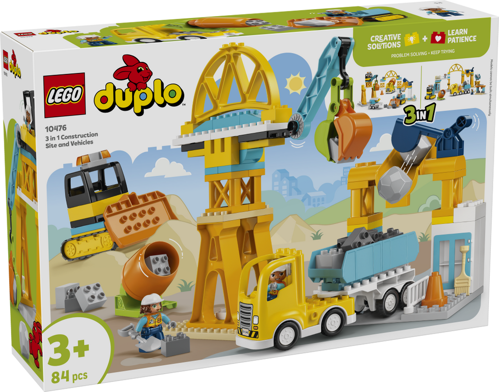 LEGO DUPLO 3-in-1 Construction Site and Vehicles | 10476