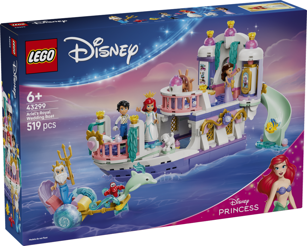 LEGO Disney Ariel's Royal Wedding Boat | 43299