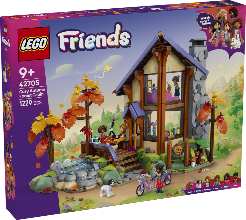 LEGO Friends Cozy Fall Forest Cabin | 42705