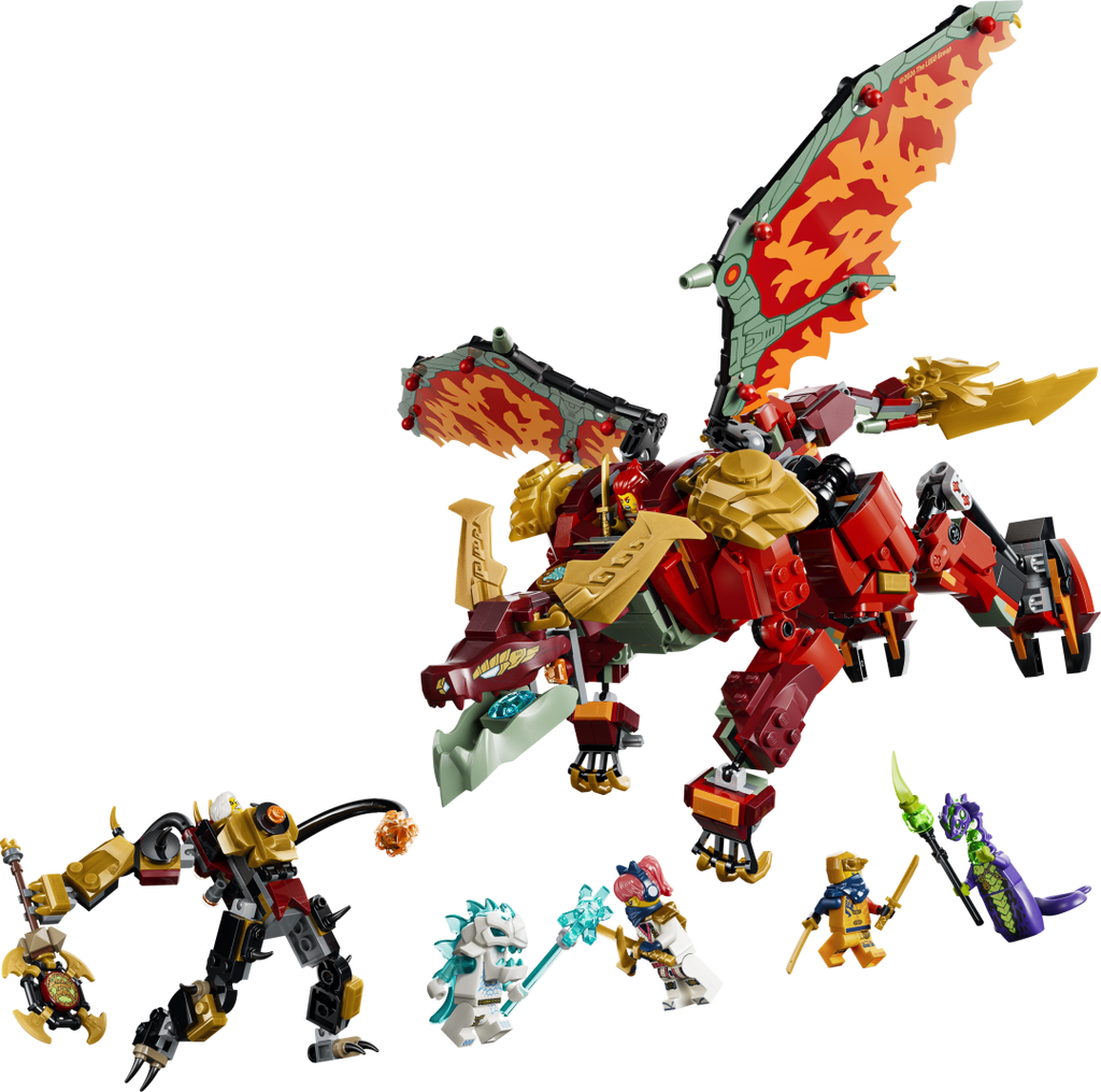 LEGO NINJAGO Wyldfyre's Transforming Dragon Mech | 71868