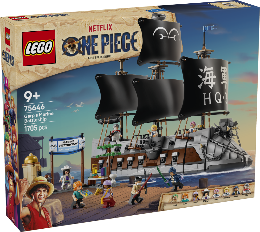 LEGO One Piece Garp's Marine Battleship | 75646