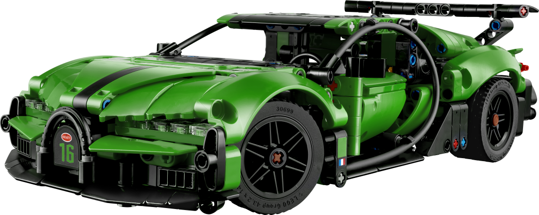 LEGO Technic Green Bugatti Chiron Pur Sport Hypercar | 42241