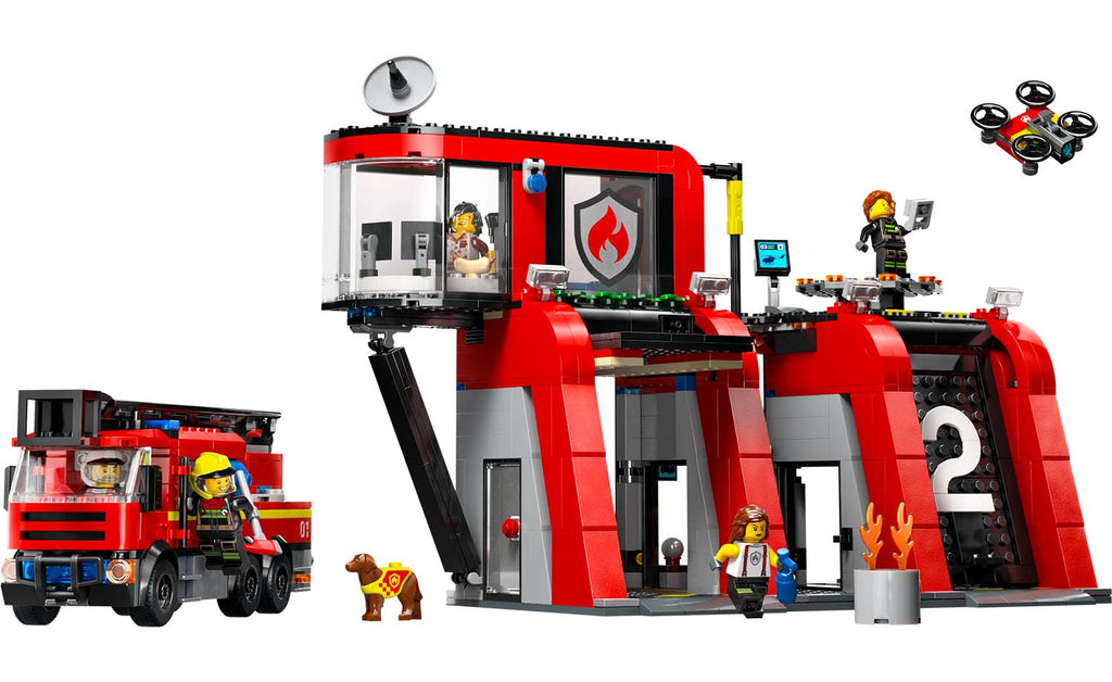 LEGO City Fire Station with Fire Truck | 60414