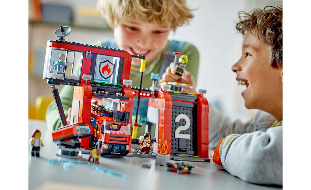 LEGO City Fire Station with Fire Truck | 60414