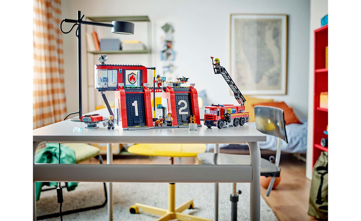 LEGO City Fire Station with Fire Truck | 60414