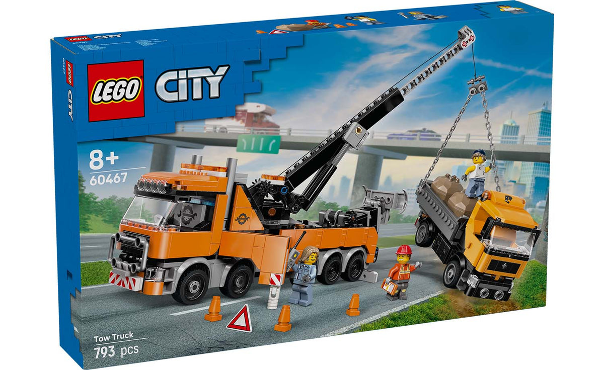 LEGO City Heavy-Duty Recovery Tow Truck with Crane | 60467
