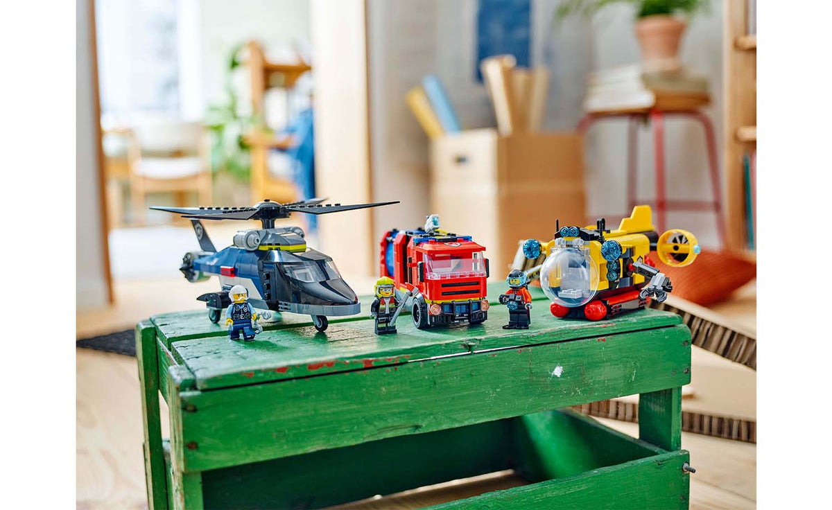 LEGO City Helicopter, Fire Engine & Submarine Remix | 60462
