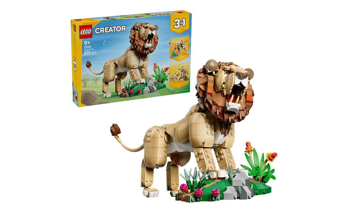 LEGO Creator 3-in-1 Wild Animals: Majestic Lion | 31386