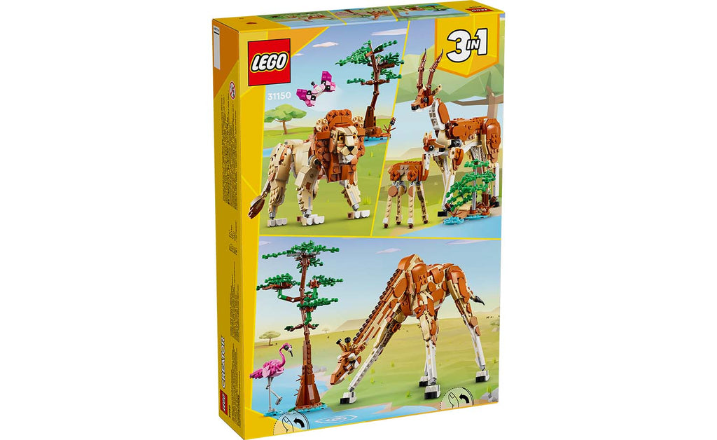 LEGO Creator 3-in-1 Wild Safari Animals | 31150