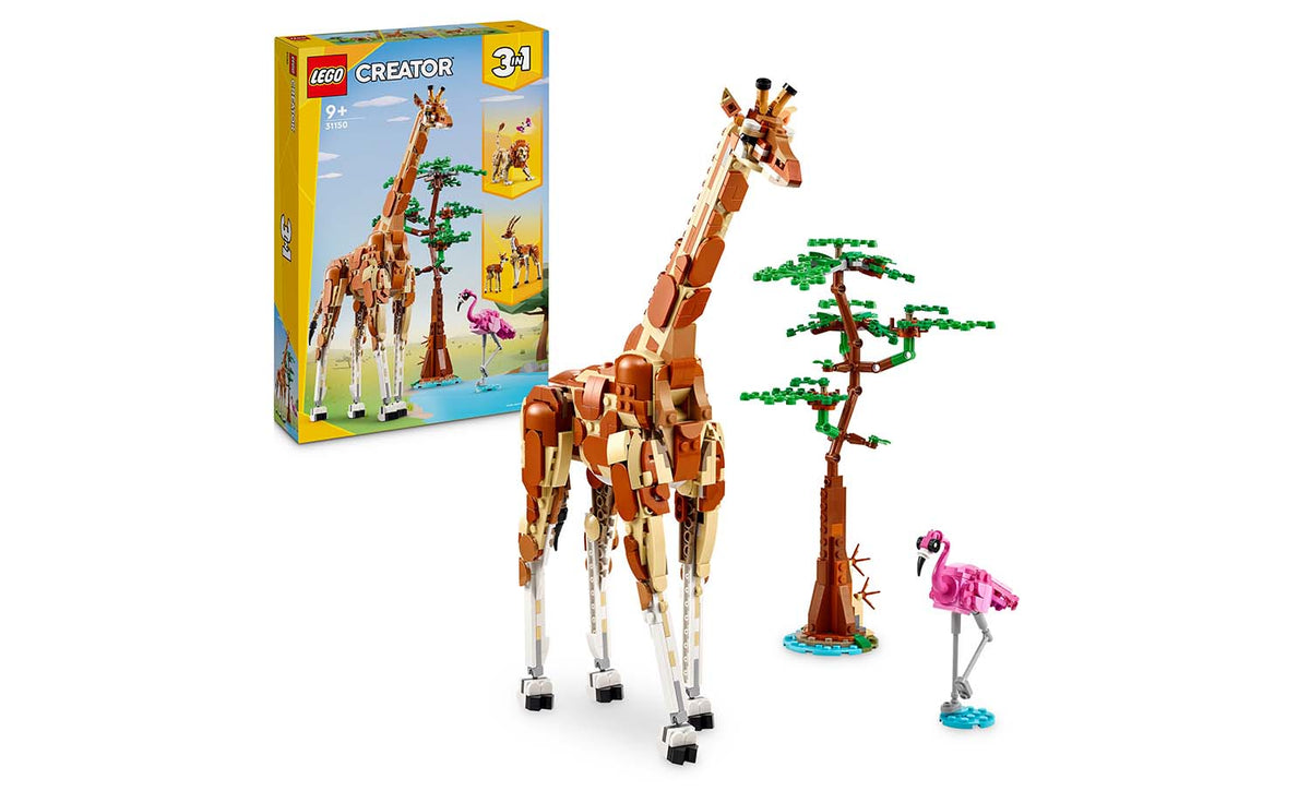 LEGO Creator 3-in-1 Wild Safari Animals | 31150