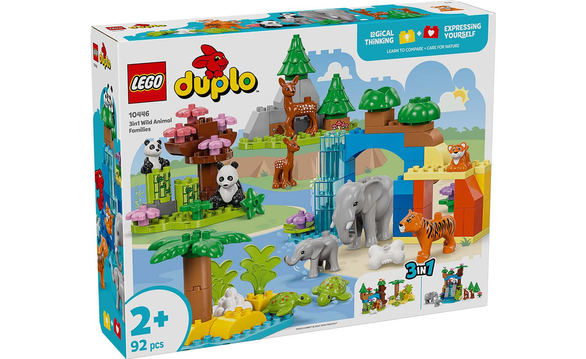 LEGO DUPLO 3-in-1 Wild Animal Families | 10446
