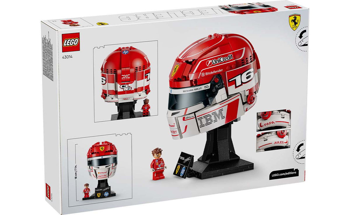 LEGO Editions Scuderia Ferrari HP Charles Leclerc Helmet | 43014