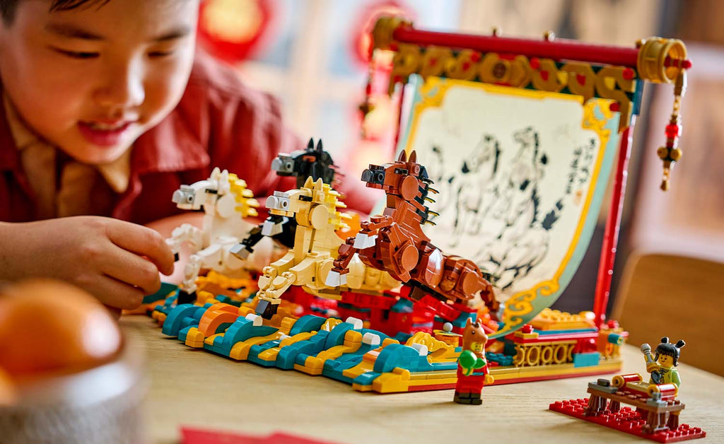 LEGO Iconic Galloping Horses Canvas | 80119