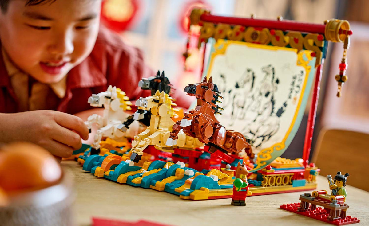 LEGO Iconic Galloping Horses Canvas | 80119