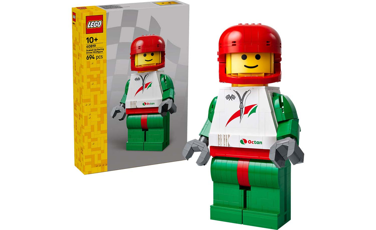 LEGO Iconic Scaled-Up Racing Driver Minifigure | 40819