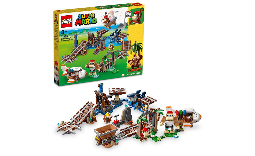 LEGO Super Mario Diddy Kong's Mine Cart Ride Expansion Set | 71425